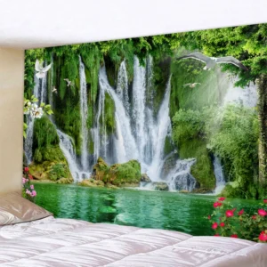 waterfall tapestry
