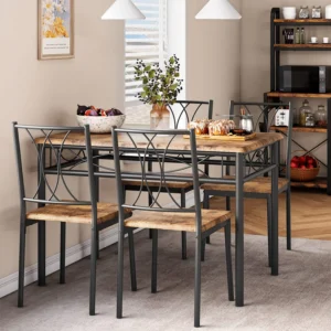 Wood Rectangular Dining Table