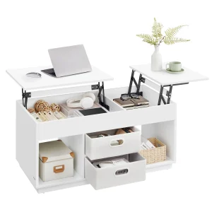 Coffee Table with Hidden Compartments