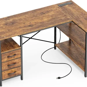 Office Desk with Power Outlets